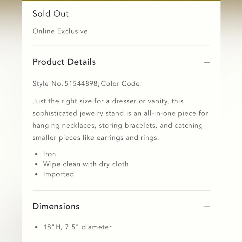 Anthropologie no longer